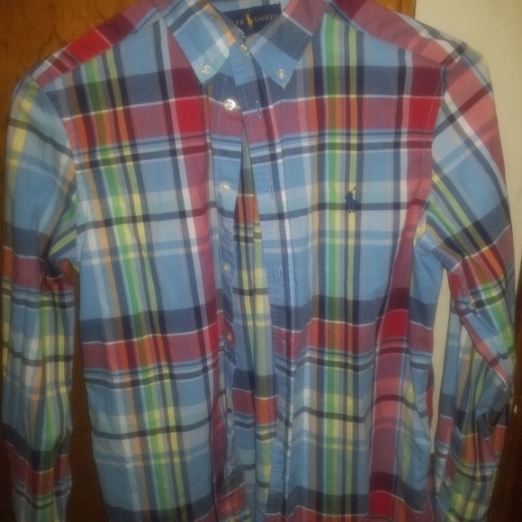 Polo Ralph Lauren boys plaid shirt - Picture 1 of 3